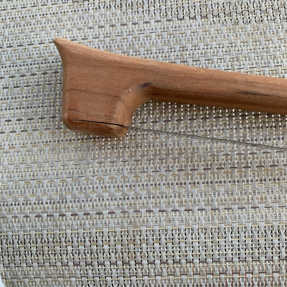 Vintage Bread Knife Crafted From Wood and Famous for Use Cutting Loaves of Bread - Picture 6 of 9